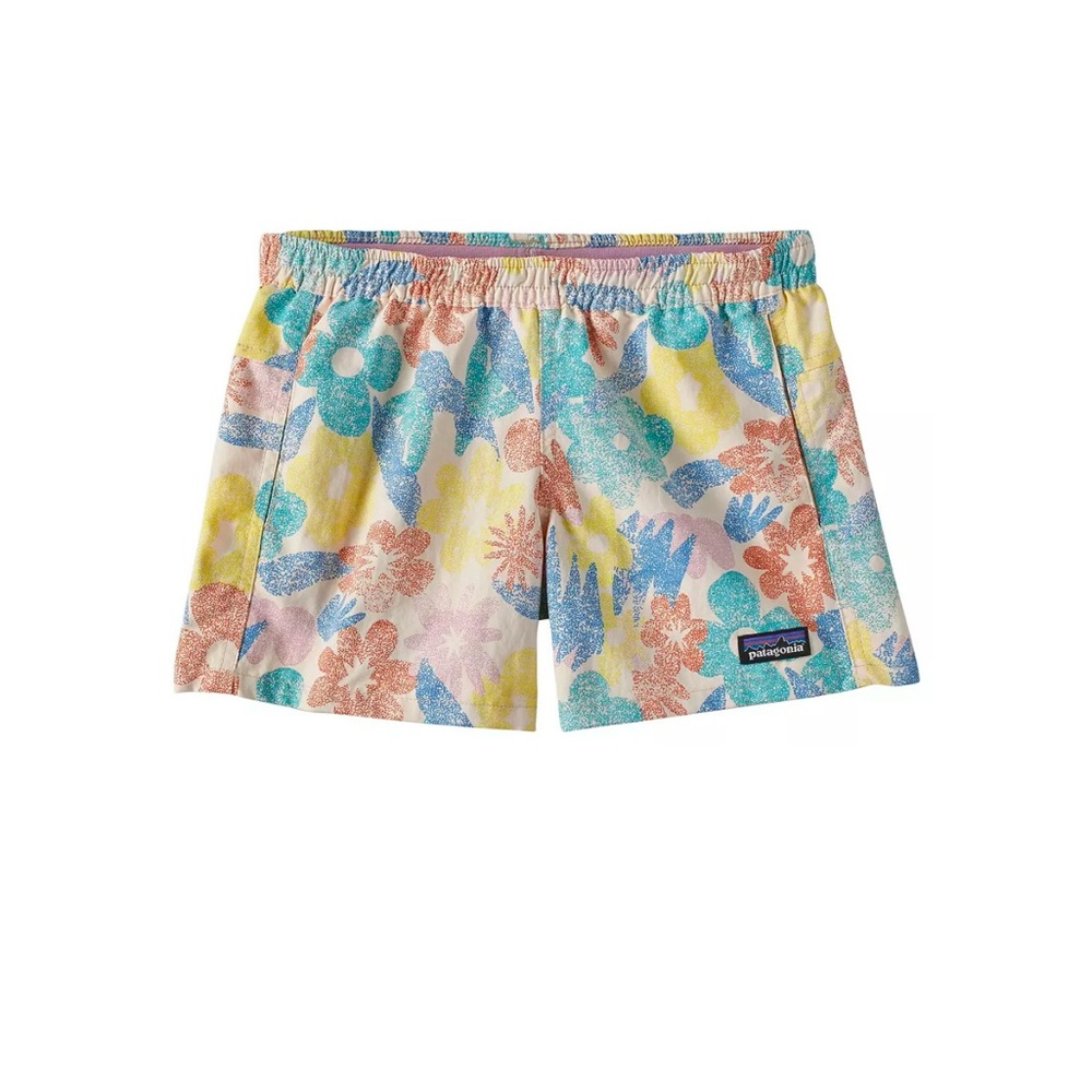 Patagonia Girls'Baggies Shorts in  Flower Print size M 🌸